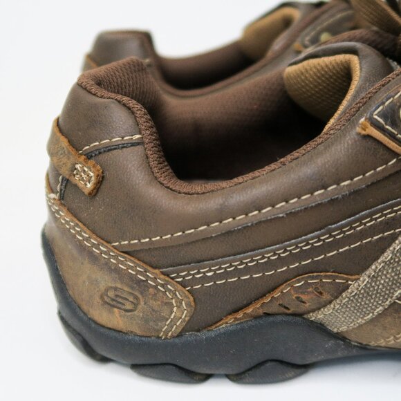 Sketchers Memory Foam Brown Oxford Shoes display picture 1